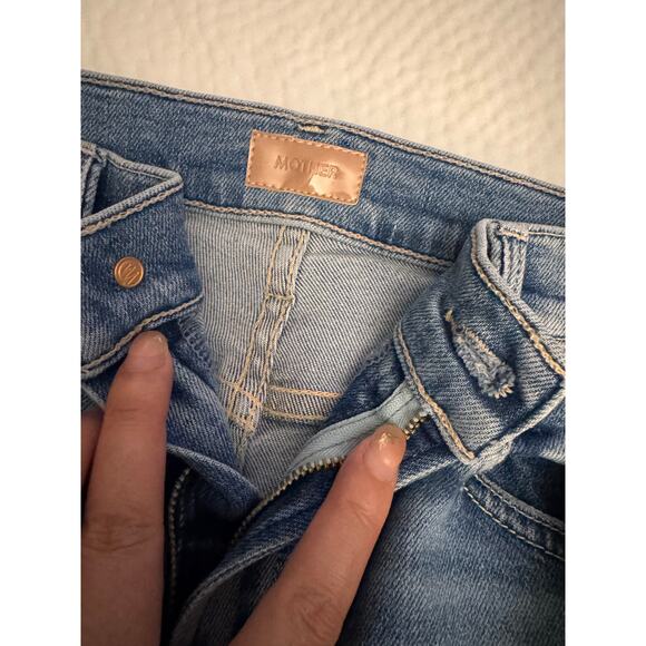 MOTHER The Mid Rise Rider Skimp jeans one last trip 28” - Picture 13 of 13